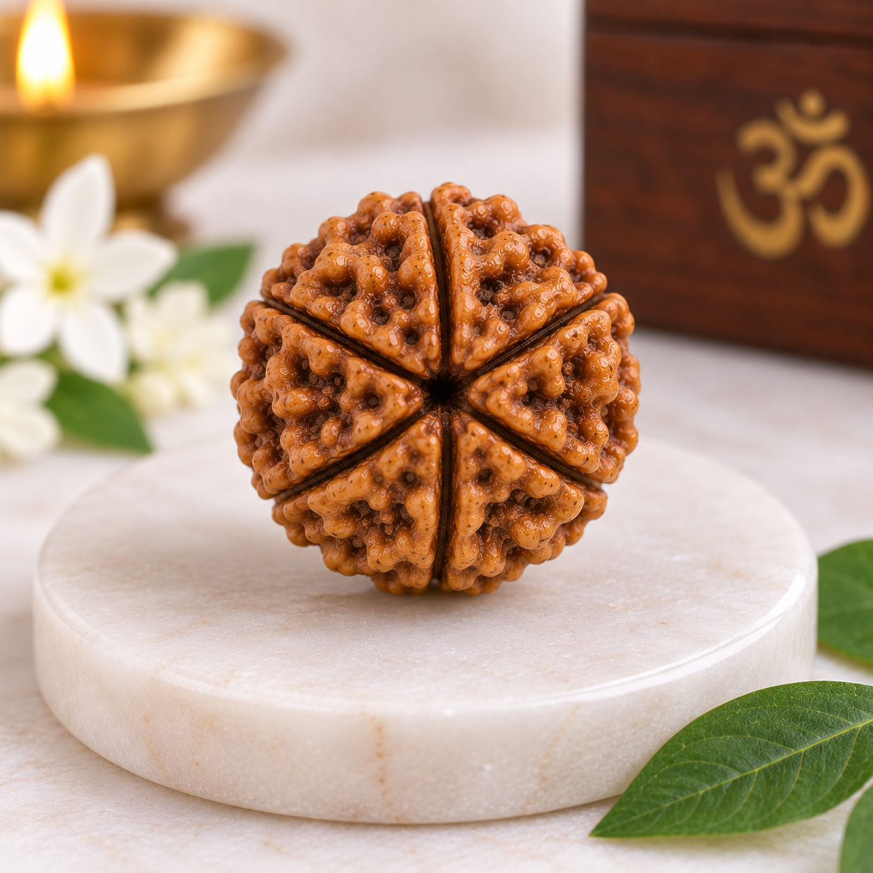 Natural 6 Mukhi Rudraksha