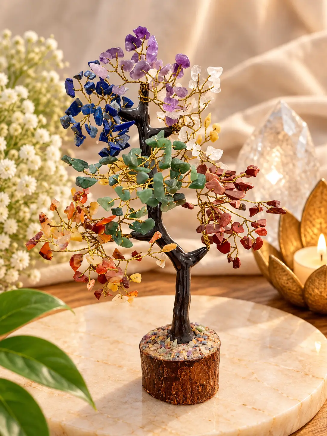 7 Chakra Crystal Tree