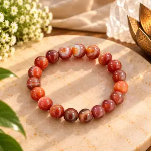 Red Carnelian Crystal Bracelet